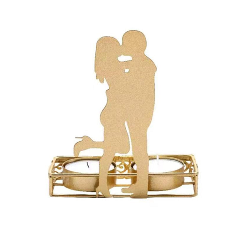 DH2206-03 Valentine Day Romantic Atmosphere Candle Holder Shooting Props Decorative Candlesticks(C)
