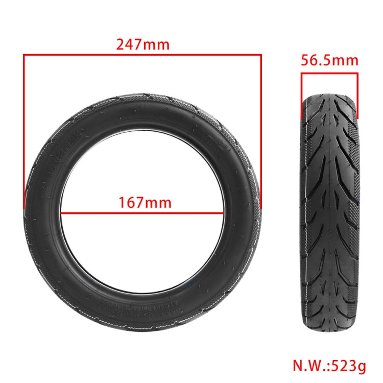 For Ninebot F20/25/30/40 10 Inch Electric Scooter Pneumatic Tire, Style: Outer TIire