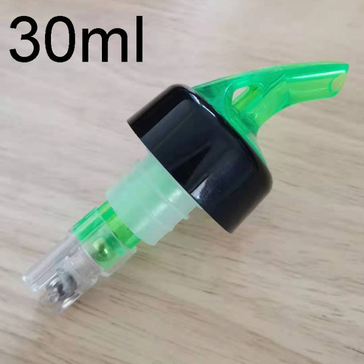 Quantitative Wine Pourer Red Wine Cork Wine Stopper 30ml Green
