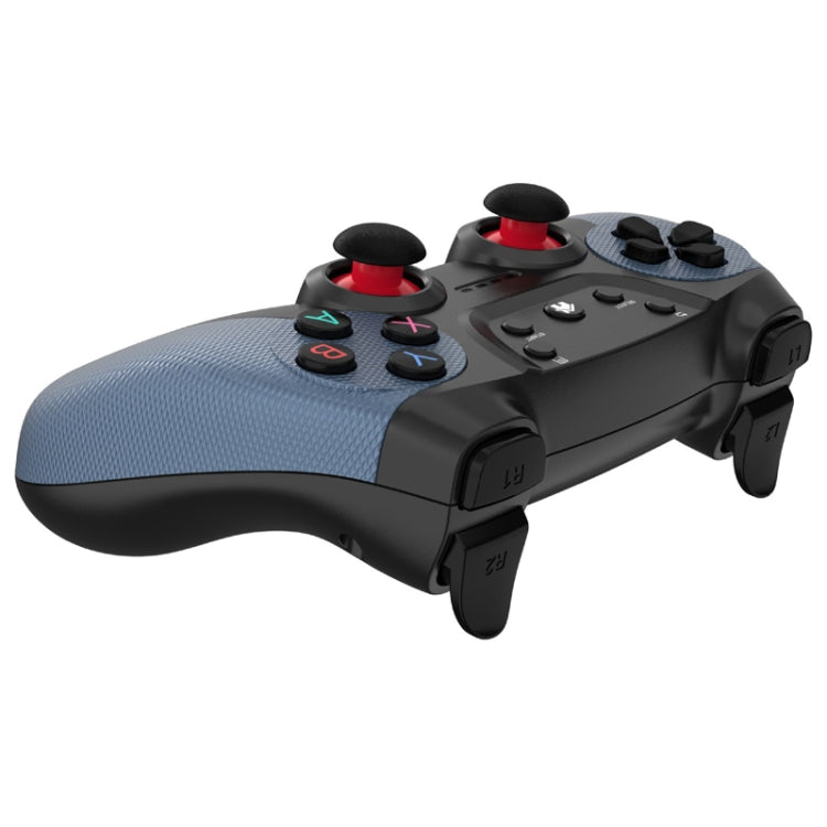 KM-029   2.4G One for Two Doubles Wireless Controller Support PC / Linux / Android / TVbox(Mountain Blue)