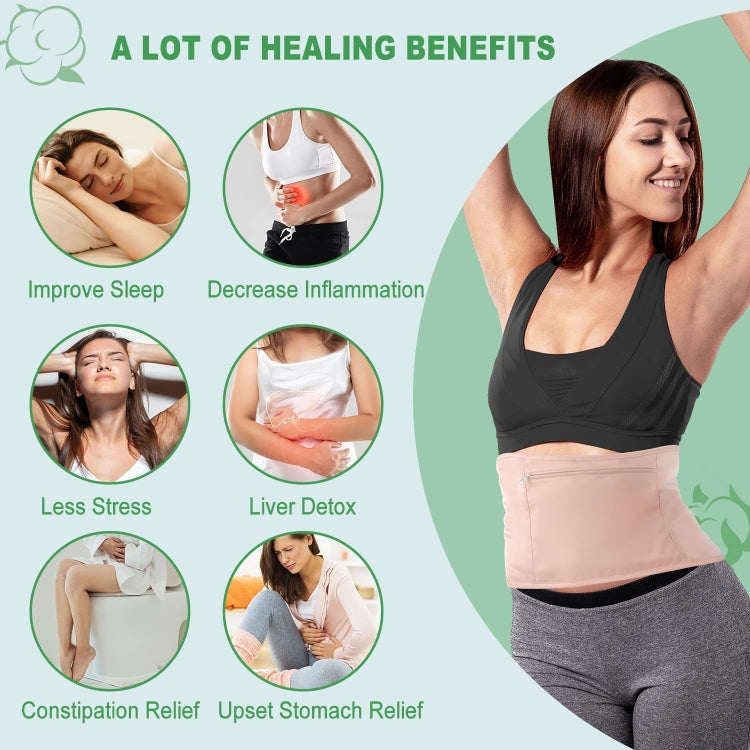 Waist Support Leak-proof Care Aid Package Sleep Conditioning Aids(White)