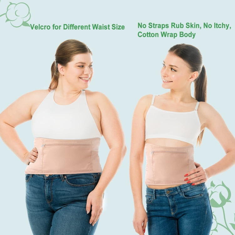 Waist Support Leak-proof Care Aid Package Sleep Conditioning Aids(Pink)
