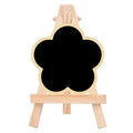 Small Party Shop Message Blackboard Ornaments Pine Tripod Decorative Message Board(Five-petal)