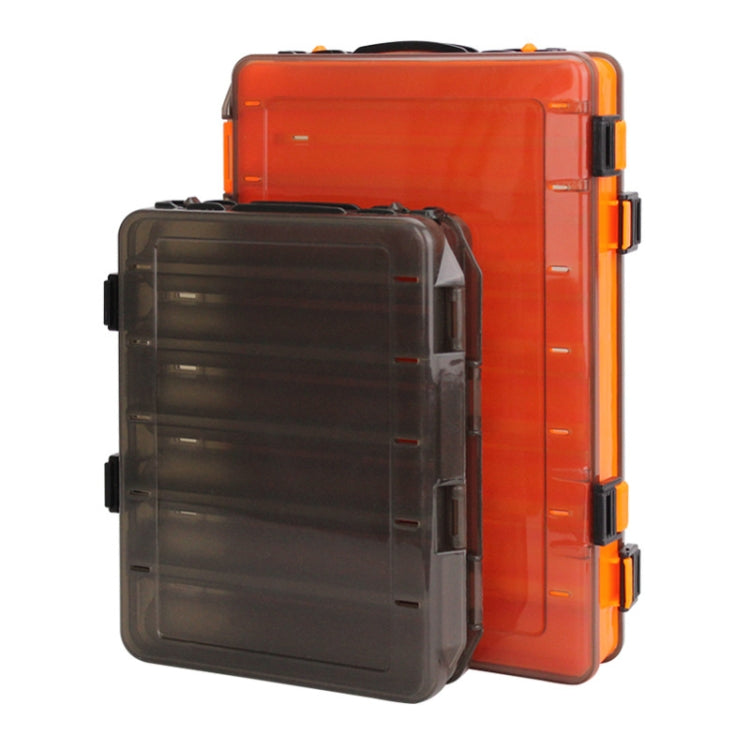 HB326 10 Grids Double Side Luya Tool Box Translucent Bait Organizer(Yellow)
