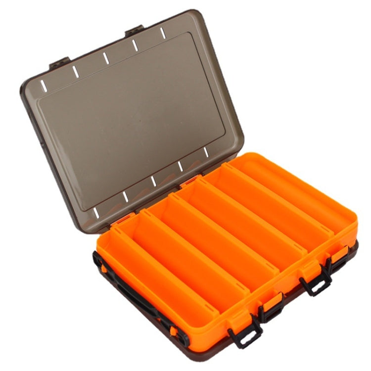 HB327 14 Grids Double Side Luya Tool Box Translucent Bait Organizer(Orange)