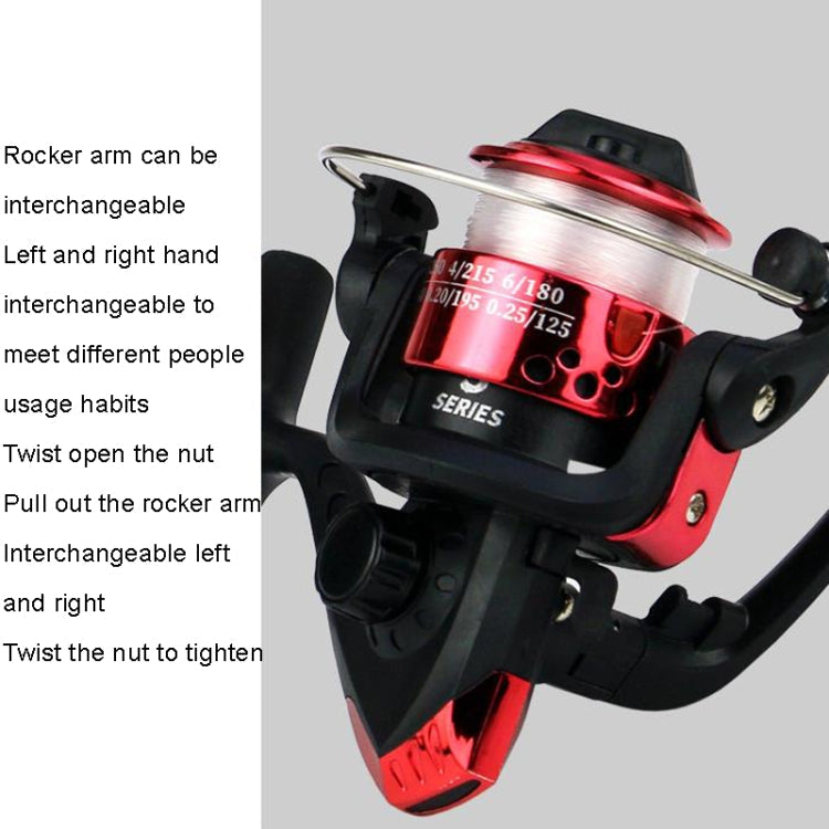 YUMOSHI JL200 Spinning Reel With Line(Electroplated Silver)