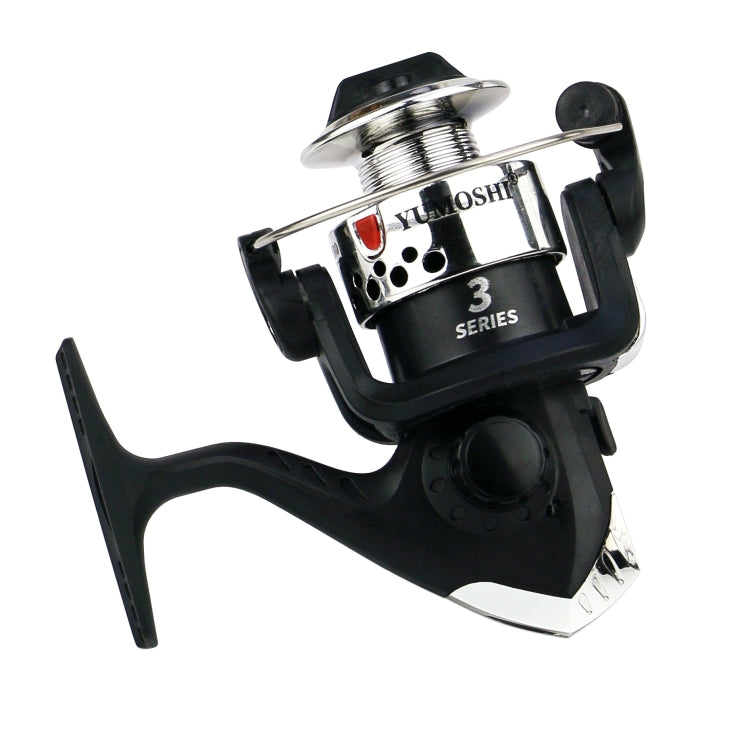 YUMOSHI JL200 Fishing Reel Without Line Plating Head Metal Movement Spinning Reel(Electroplated Silver)