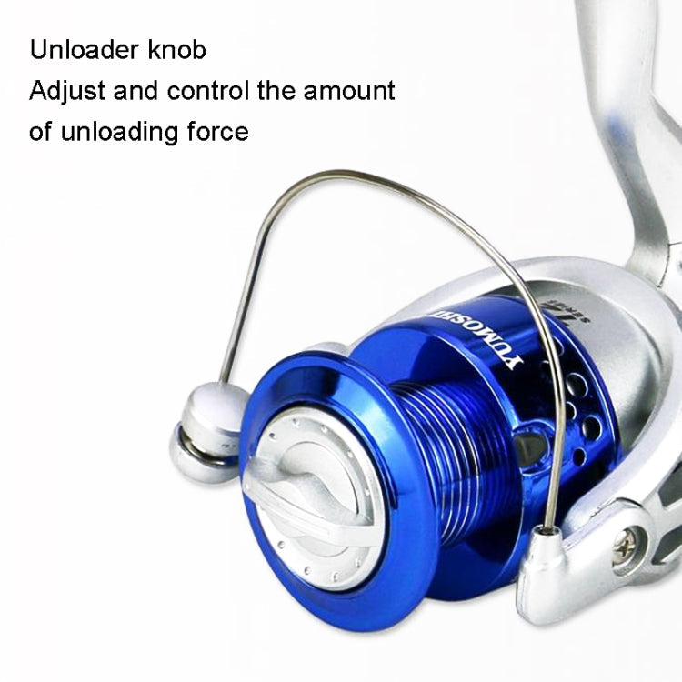 YUMOSHI SA Series Spinning Reel Plastic Head Fishing Reel Fishing Rod Reel, Specification: SA3000