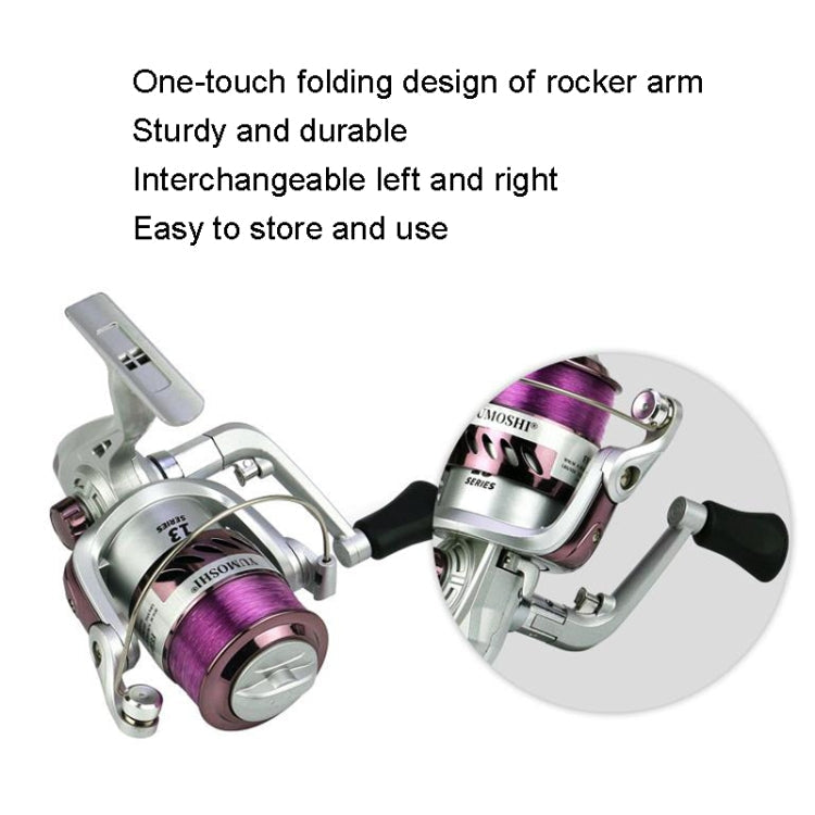 YUMOSHI YK Series Plastic Plating Fishing Line Reel, Specification: YK7000