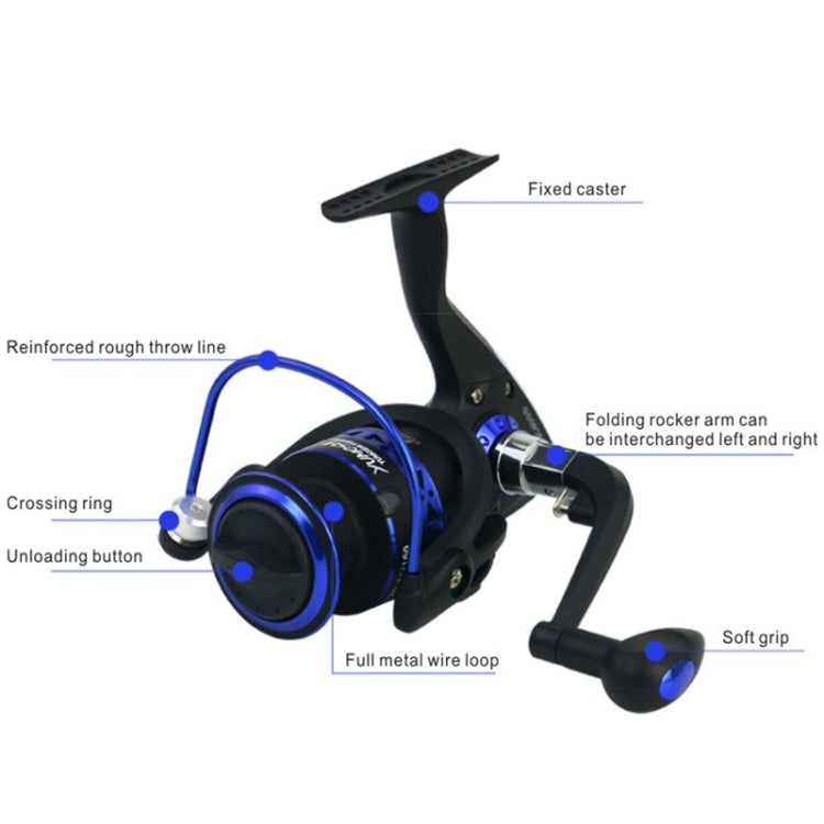 YUMOSHI BK7000 Fishing Reel Spinning Strong Metal Spool High Speed Sea Fish Reel