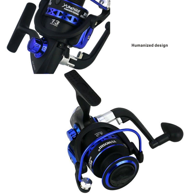 YUMOSHI BK4000 Fishing Reel Spinning Strong Metal Spool High Speed Sea Fish Reel