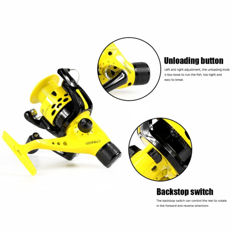 YUMOSHI CTR4000 Casting Rod Spinning Wheel Plastic Head Fishing Line Reel