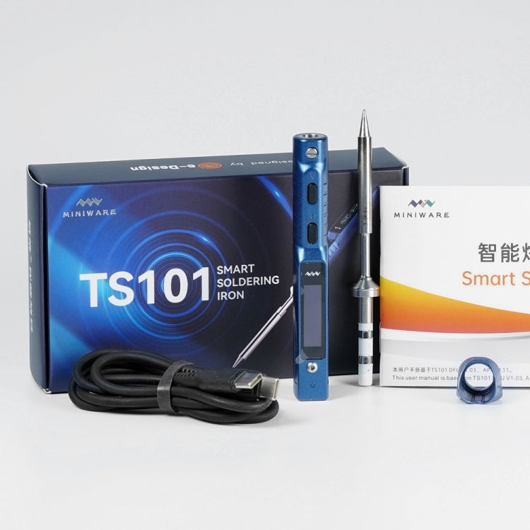 MINIWARE TS101 PD DC Soldering Iron 90W Portable Soldering Pen(With B2 Soldering Iron Head)