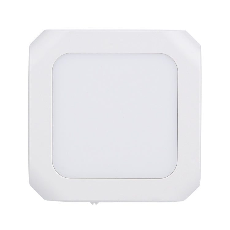 0.6W Stepless Dimming Induction Night Light Square Light Guide Plate Baby Night Light(US Plug)