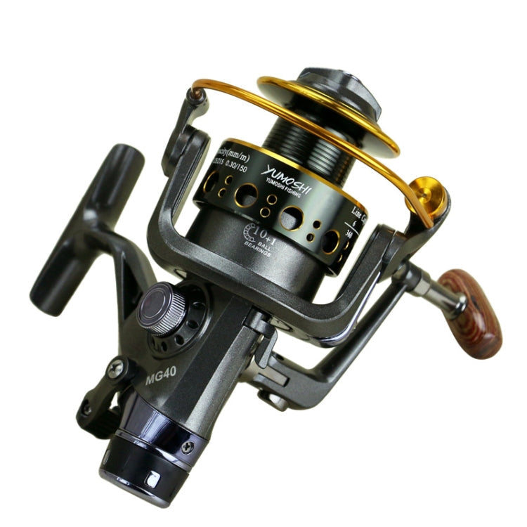 YUMOSHI MG50 Double Unloading Metal Head Front and Rear Brake Fishing Reel