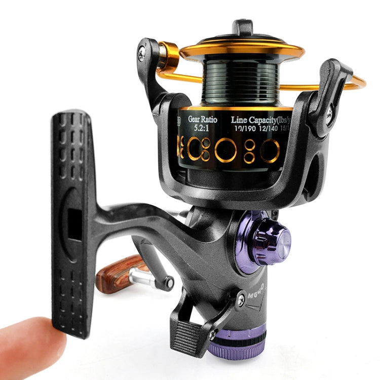 YUMOSHI MG60 Double Unloading Metal Head Front and Rear Brake Fishing Reel