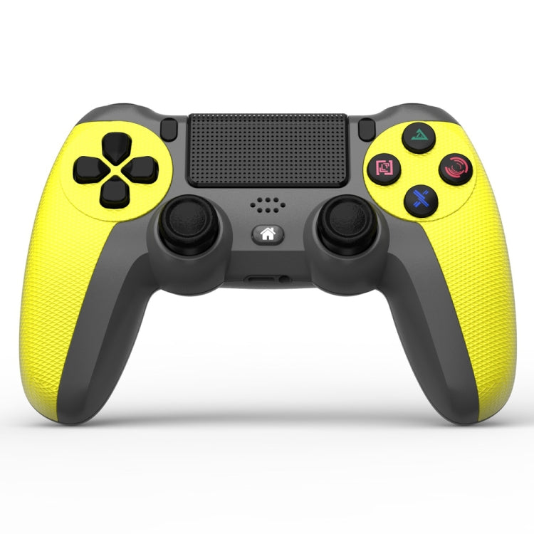 KM048 For PS4 Bluetooth Wireless Gamepad Controller 4.0 With Light Bar(Lemon Yellow)