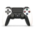 KM048 For PS4 Bluetooth Wireless Gamepad Controller 4.0 With Light Bar(Elegant White)