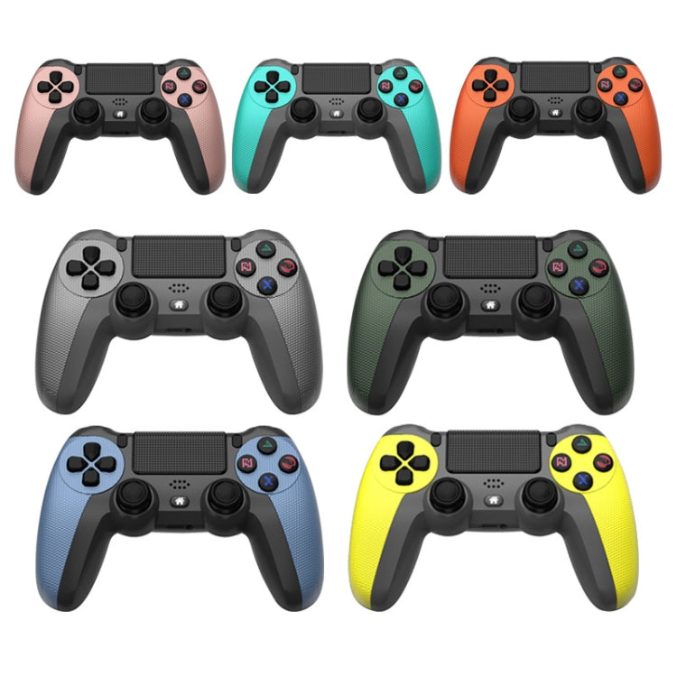 KM048 For PS4 Bluetooth Wireless Gamepad Controller 4.0 With Light Bar(Lemon Yellow)