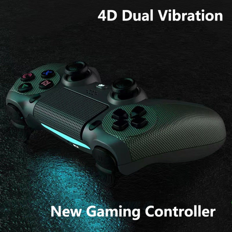 KM048 For PS4 Bluetooth Wireless Gamepad Controller 4.0 With Light Bar(Battle Gray)