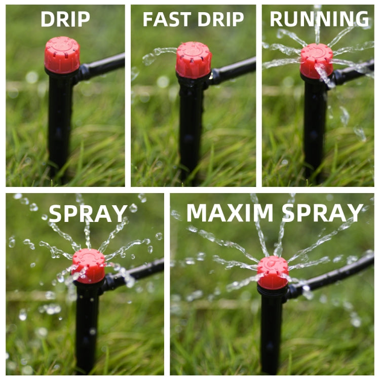 15m Kit Hose Drip Irrigation System Plant Watering Set 360 Degree Adjustable Drippers