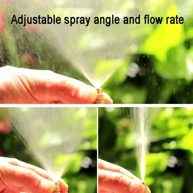 25m Kit Brass Misting Nozzles Bend Arbitrarily Atomized Sprayer Garden Irrigation