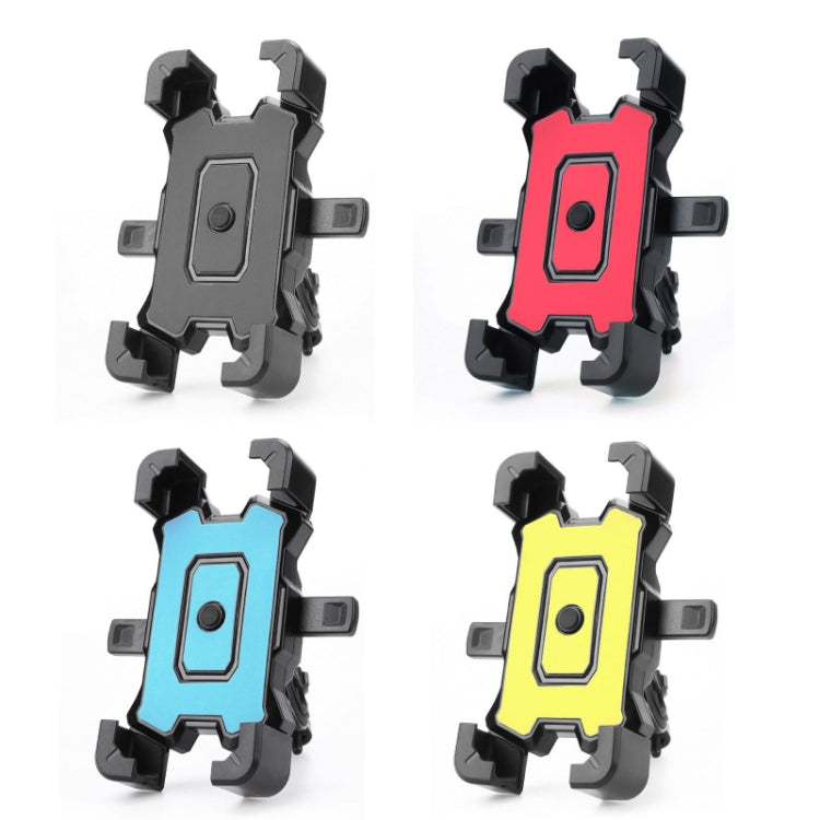 Electric Bike Motorcycle Bicycle Riding Shockproof Navigation Bracket, Color: Red For Handlebar