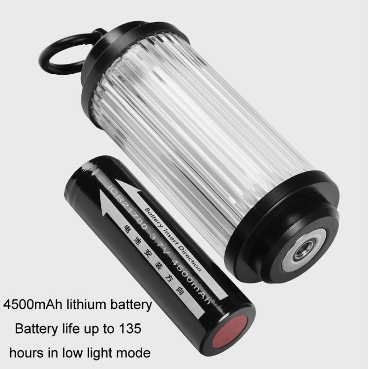 Outdoor Lighting Super Long Battery Life Portable Tent Light, Color: Black
