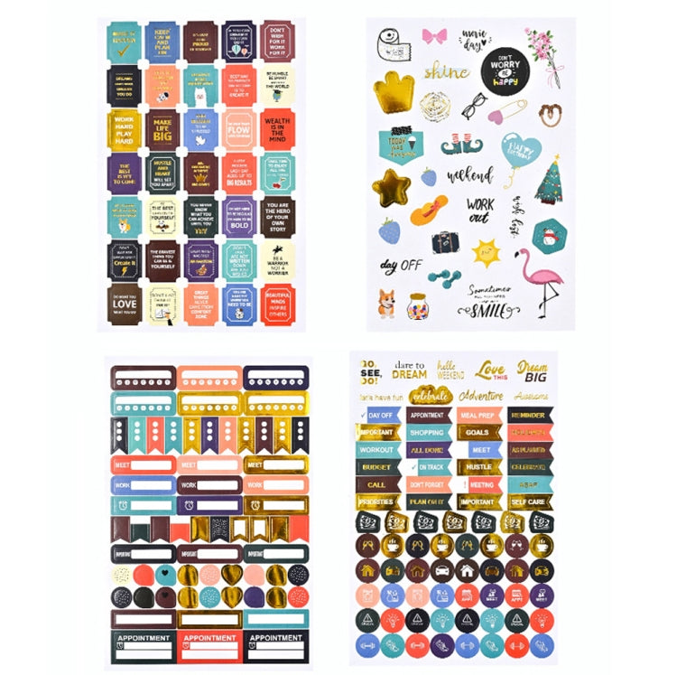 A6 Leopard Print Cash Budget Notebook  Loose Leaf Financial Management Notepad(Blue)
