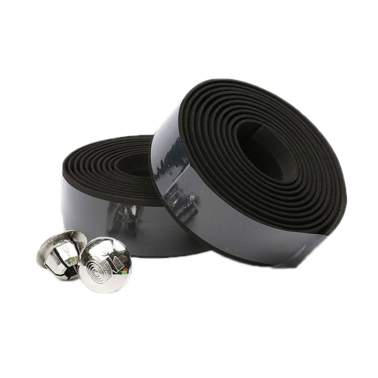 Camouflage Bicycle Curved Handlebar Straps(Pure Black)