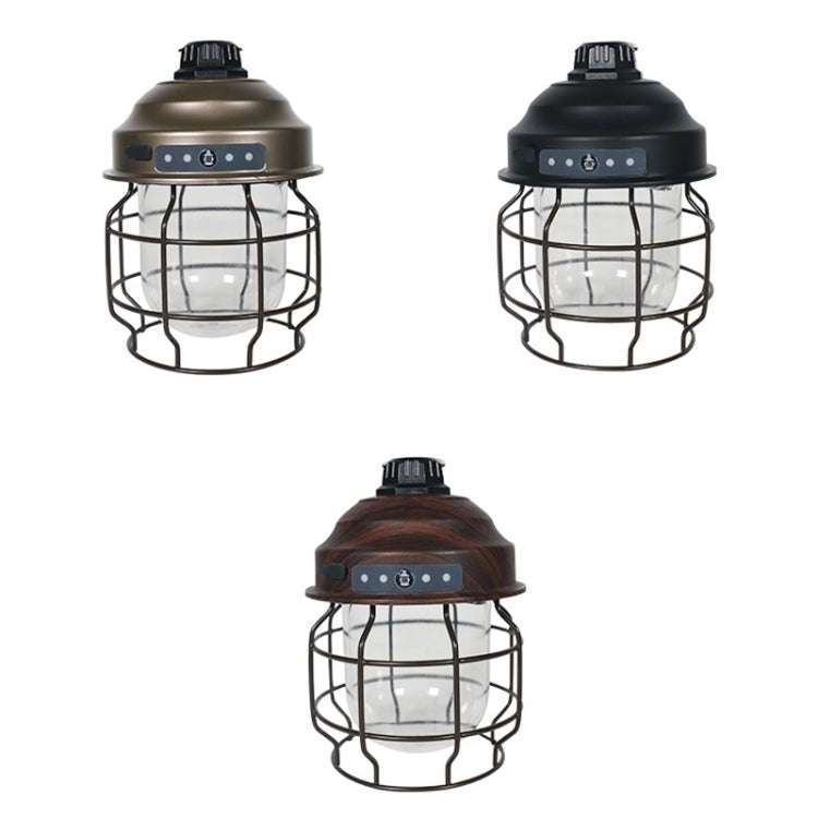 Outdoor Camping Portable Light With Carabiner, Color: Black