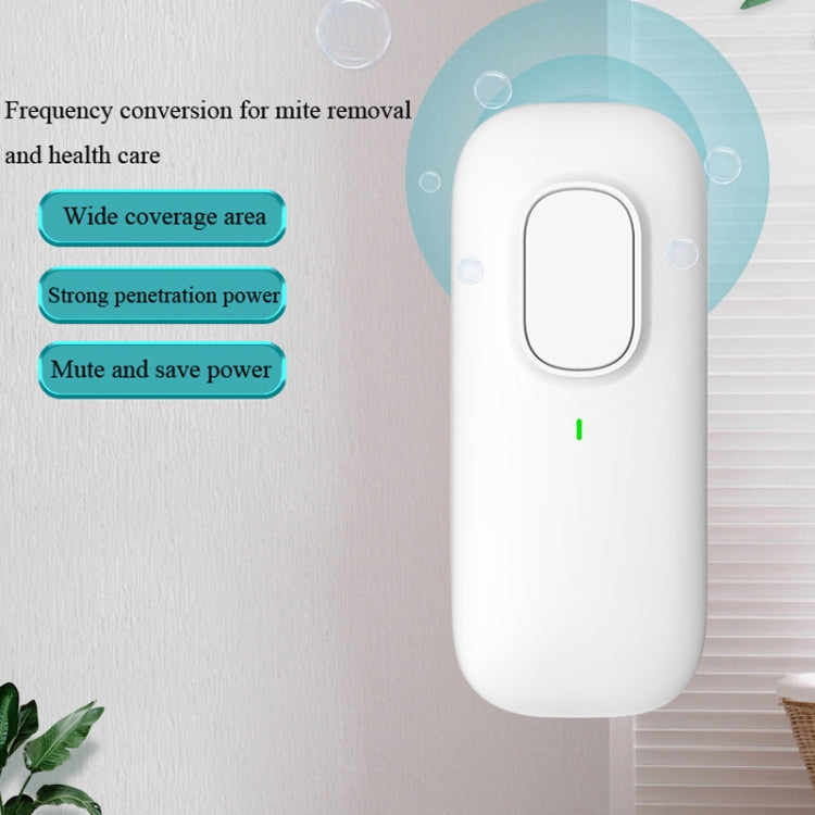 ZCC01 Ultrasonic Mosquito Repellent Mouse Repellent Mite Removal Instrument US Plug(White)