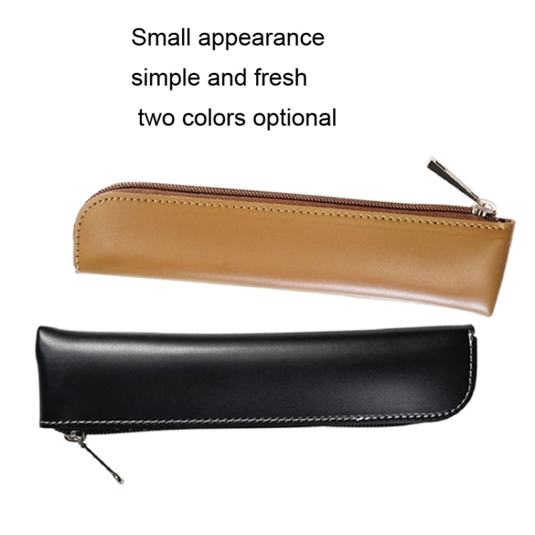 AhaStyle WG11 Leather Nib Pen Holder Pen Case Convenience Anti Lost Bag(Black)