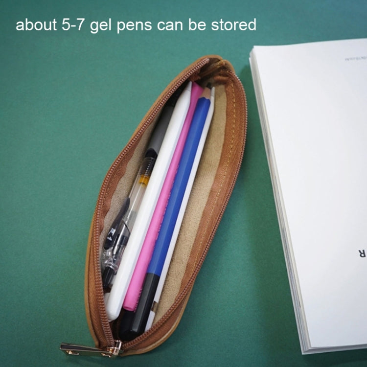 AhaStyle WG11 Leather Nib Pen Holder Pen Case Convenience Anti Lost Bag(Black)