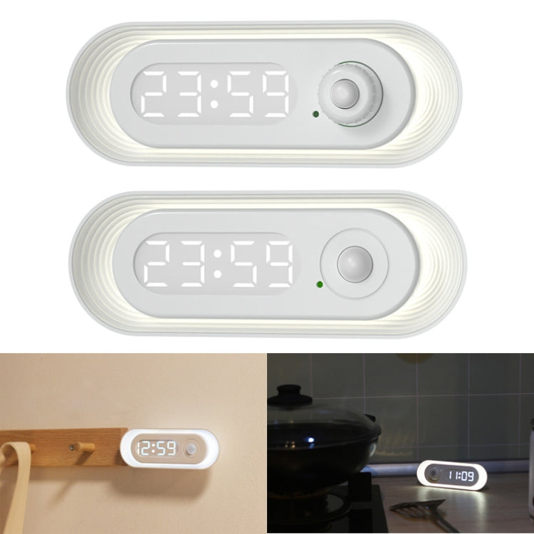 D05  Smart  Induction Magnetic Night Light with Time Display,Spec: Touch Dimming