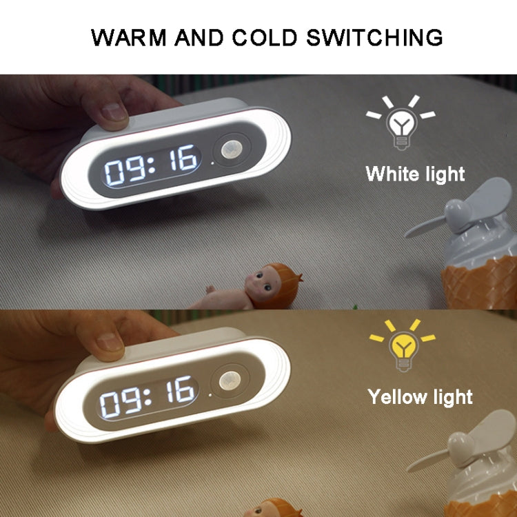 D05  Smart  Induction Magnetic Night Light with Time Display,Spec: Touch Dimming