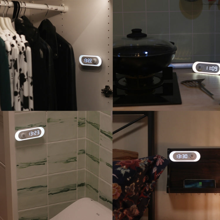 D05  Smart  Induction Magnetic Night Light with Time Display,Spec: Touch Dimming