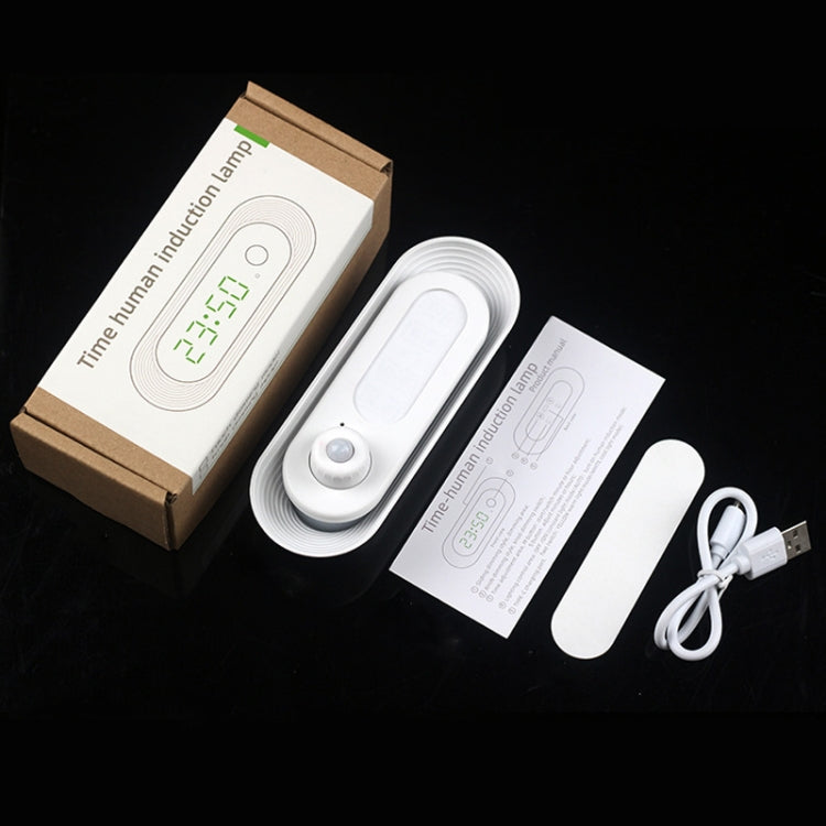 D05  Smart  Induction Magnetic Night Light with Time Display,Spec: Touch Dimming