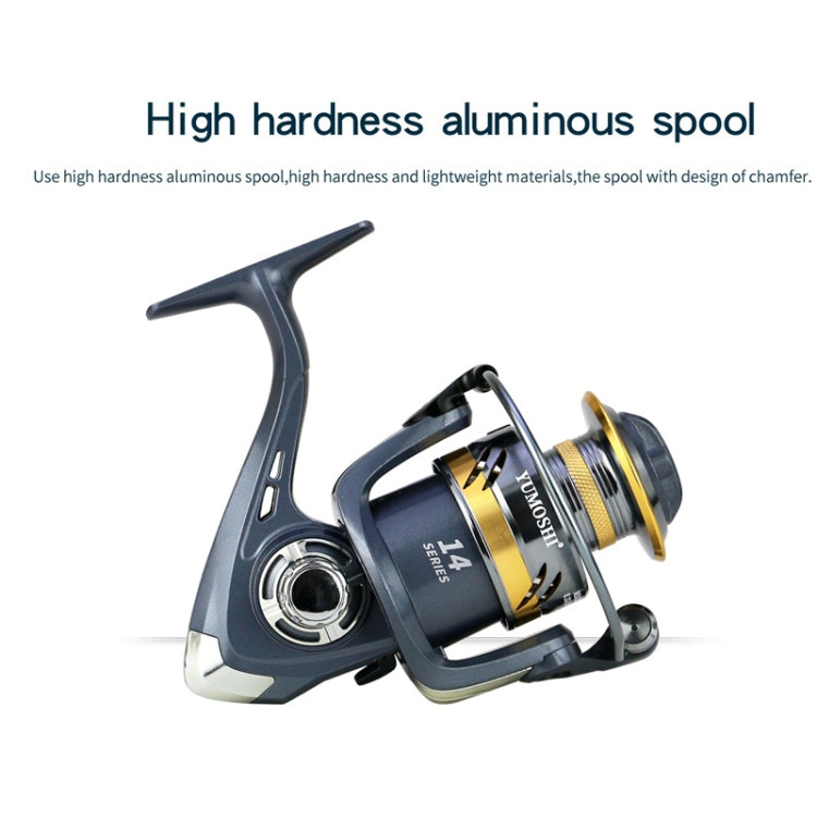 YUMOSHI KS5000 Spinning Fishing Reel Metal Rocker Metal Cup Reel