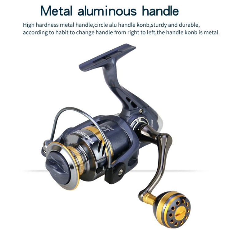 YUMOSHI KS6000 Spinning Fishing Reel Metal Rocker Metal Cup Reel