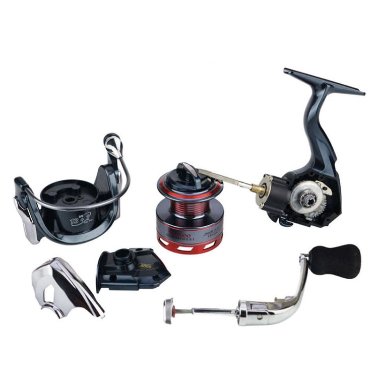 YUMOSHI XS5000 All-Metal Rocker Fishing Wheels Metal Head Fishing Line Spinning Wheel