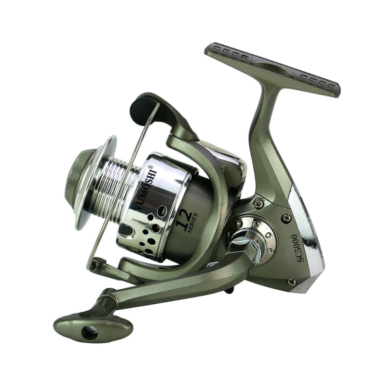 YUMOSHI SC4000 Plastic Plating Head Fishing Line Wheel Loyal Casting Reel