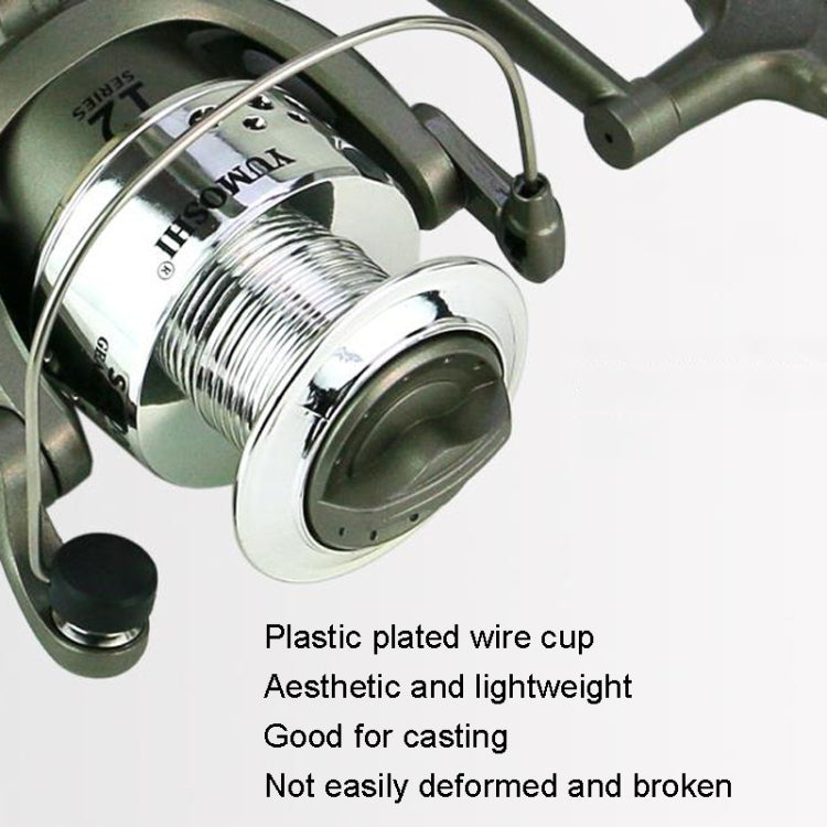 YUMOSHI SC1000 Plastic Plating Head Fishing Line Wheel Loyal Casting Reel