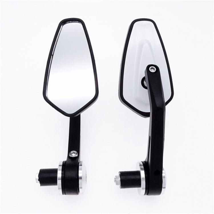 Motorcycle Handle All Aluminum Cherry Rearview Mirror(Silver)