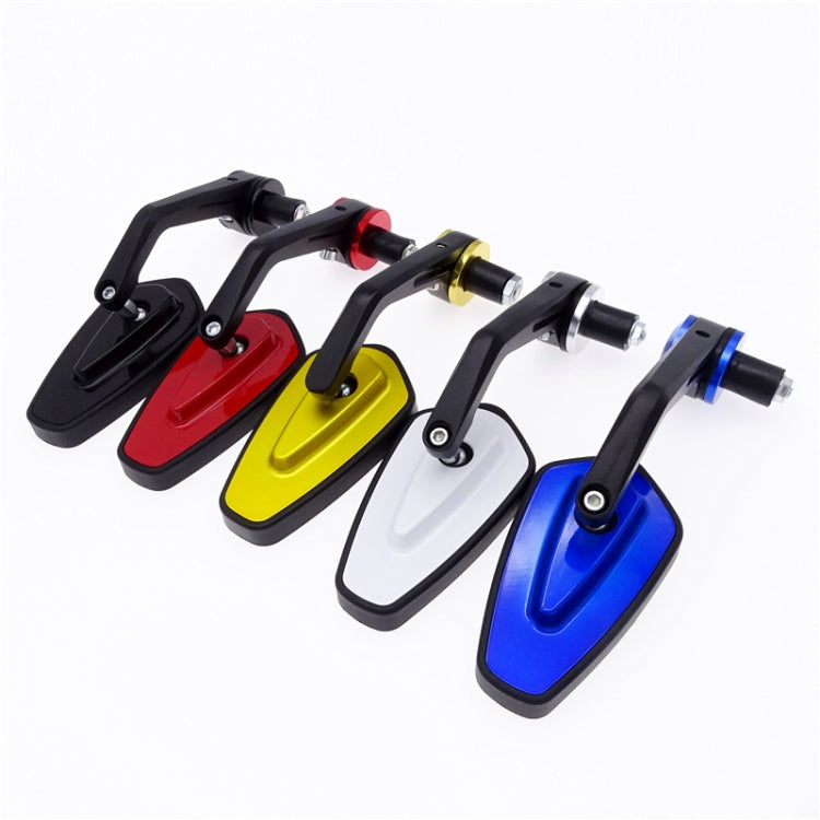 Motorcycle Handle All Aluminum Cherry Rearview Mirror(Gold)