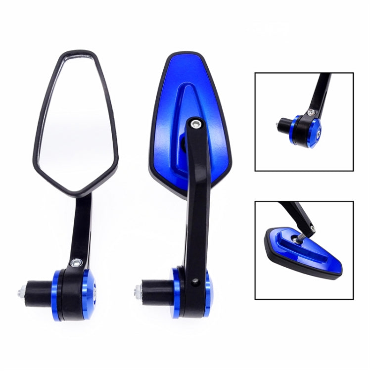 Motorcycle Handle All Aluminum Cherry Rearview Mirror(Gold)
