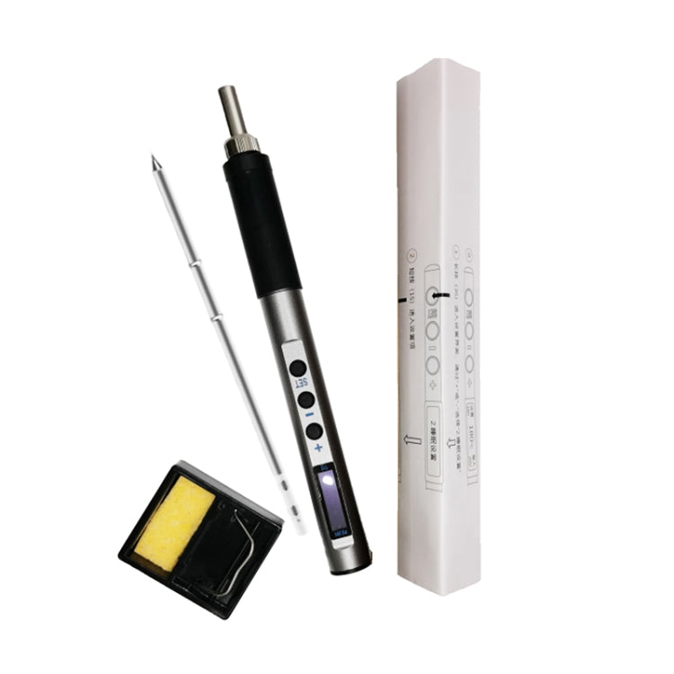 T12-I PTS100 Intelligent Portable Digital Display Small Constant Temperature Repair Soldering Iron PD65W Powered Mini Soldering Station