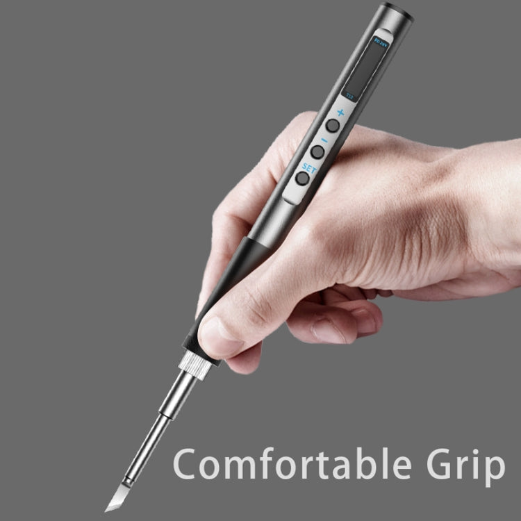 T12-I PTS100 Intelligent Portable Digital Display Small Constant Temperature Repair Soldering Iron PD65W Powered Mini Soldering Station