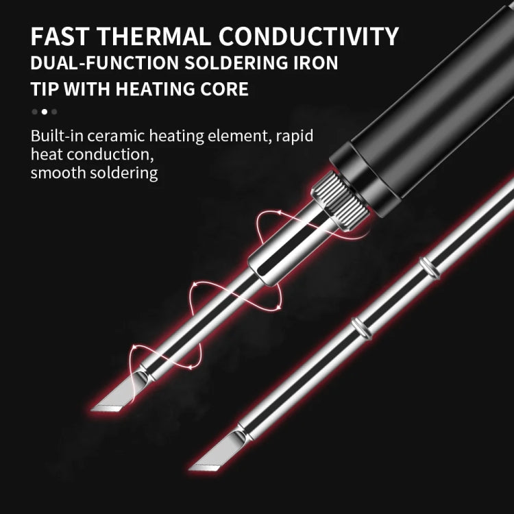 T12-I PTS100 Intelligent Portable Digital Display Small Constant Temperature Repair Soldering Iron PD65W Powered Mini Soldering Station