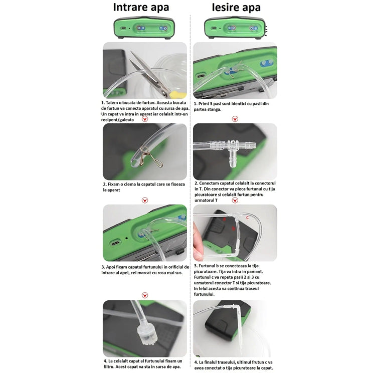 FT-C68 Dual Pump Smart Automatic Watering Device Potted Watering Garden Balcony Drip Irrigation Spraying System(Green)